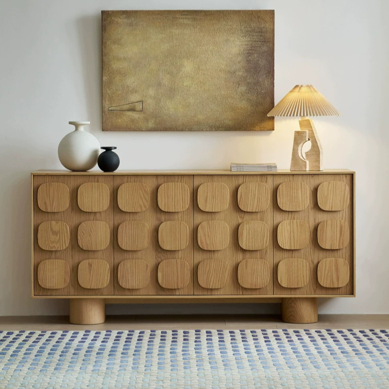 Gaoliang Buffet Cabinet Modern Nordic Wooden Bar Cabinet OEM/ODM (GZ199)