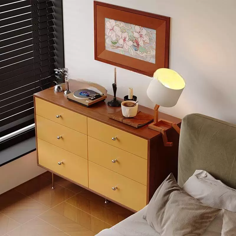 GZ201-2 (1) Gaoliang Sideboard Living Room Vintage Wood Sideboard with Drawers OEM/ODM (GZ201)