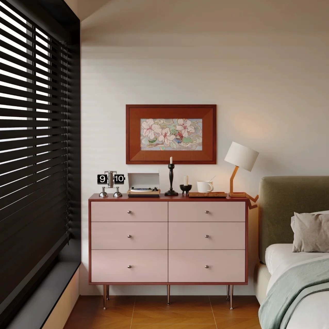 GZ201-2 (3) Gaoliang Sideboard Living Room Vintage Wood Sideboard with Drawers OEM/ODM (GZ201)