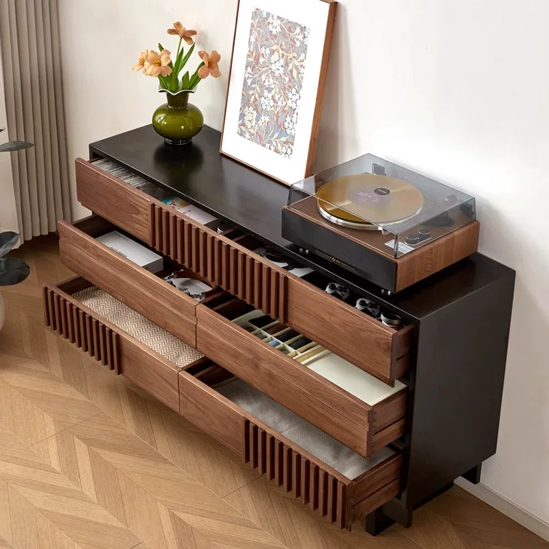 GZ203 (5) Gaoliang Sideboard Cabinet Living Room Vintage Bar Sideboard OEM/ODM (GZ203)