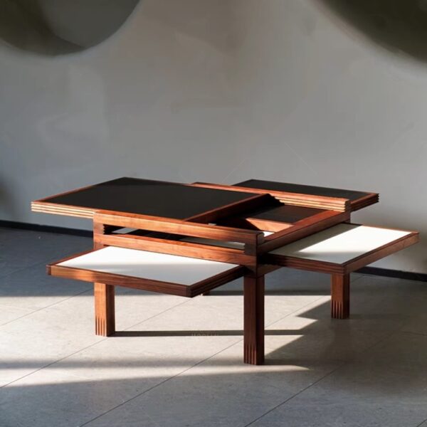 Gaoliang Coffee Table Wooden Extendable Square Multifunctional Table OEM/ODM (KF245)