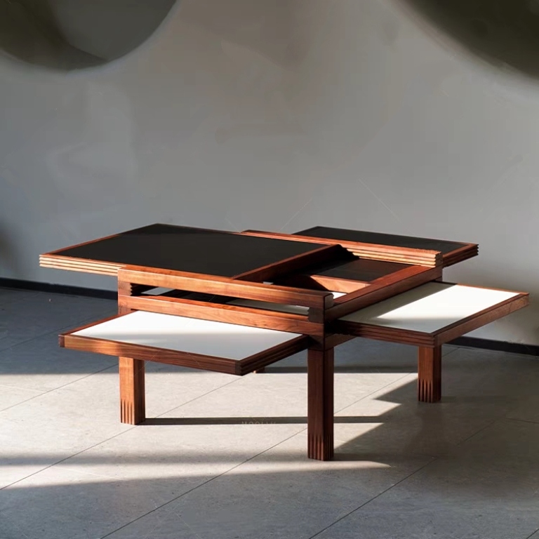 Gaoliang Coffee Table Wooden Extendable Square Multifunctional Table OEM/ODM (KF245)