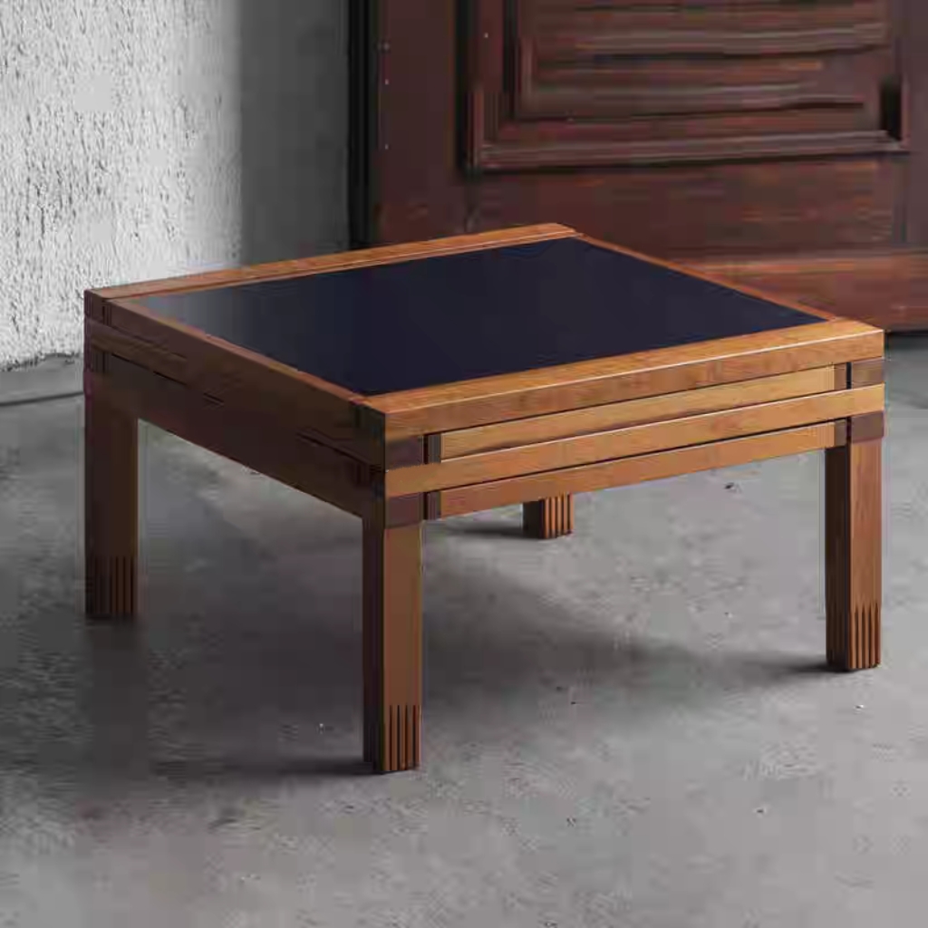 KF245-2 Gaoliang Coffee Table Wooden Extendable Square Multifunctional Table OEM/ODM (KF245)