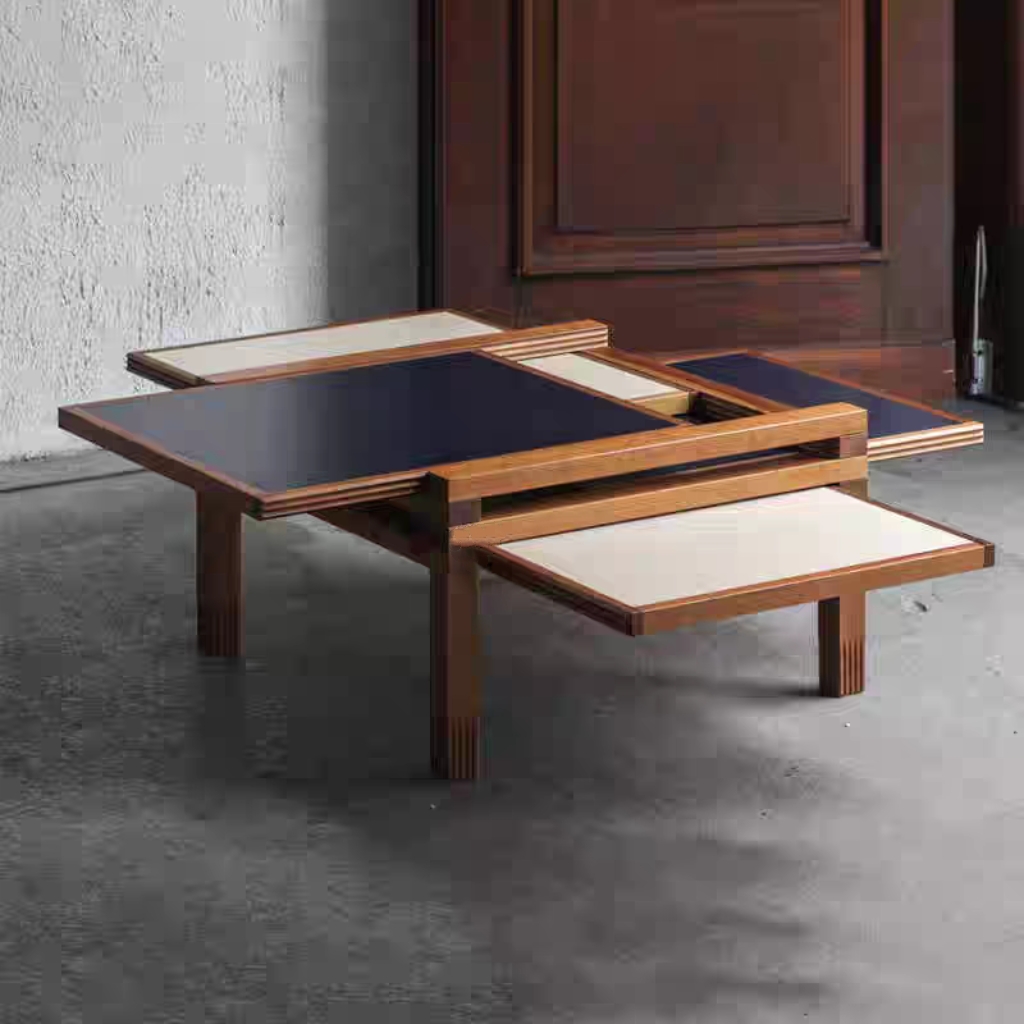 Gaoliang Coffee Table Wooden Extendable Square Multifunctional Table OEM/ODM (KF245)