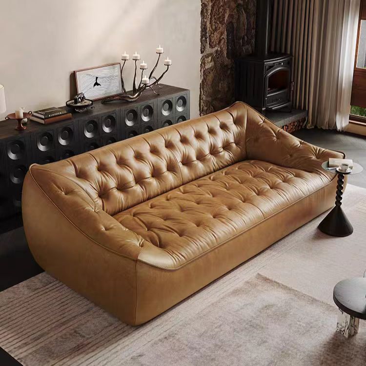 SF93 (1) Gaoliang Sofa Modern Luxury High-end Leather Couch Set OEM/ODM (SF93)