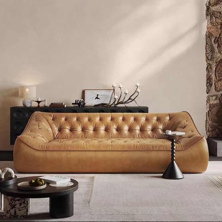 SF93 (4) Gaoliang Sofa Modern Luxury High-end Leather Couch Set OEM/ODM (SF93)