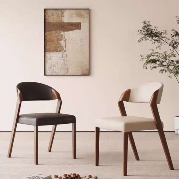 Gaoliang Dining Chair Modern Luxury Leather Dining Room Chairs OEM/ODM (YZ220)