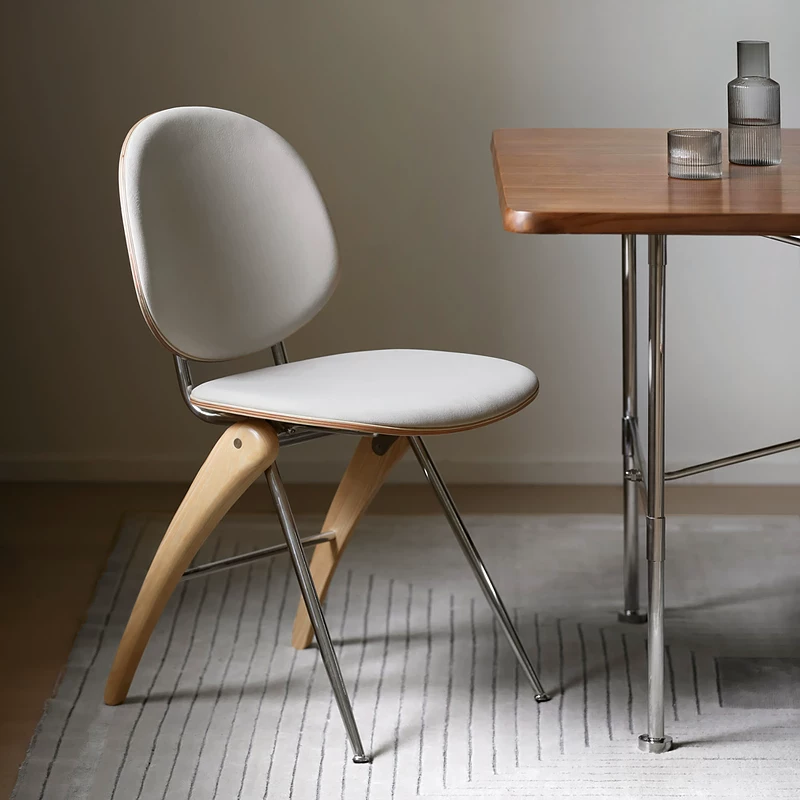 YZ229 (3) Gaoliang Dining Chair Modern Brown Creative Design Home Chairs OEM/ODM (YZ229)