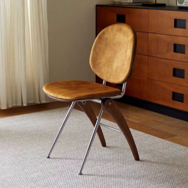 Gaoliang Dining Chair Modern Brown Creative Design Home Chairs OEM/ODM (YZ229)