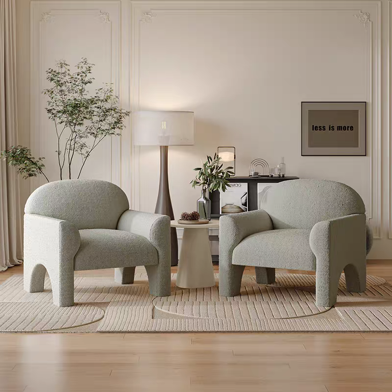 Gaoliang Armchair Modern Fabric Living Room Lazy Lounge Chair OEM/ODM (DY186)