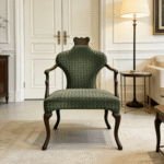 Gaoliang Accent Chair Luxury Green Velvet Living Room Armchair OEM/ODM (DY296)