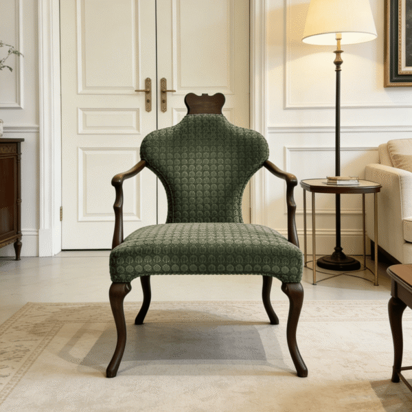 Gaoliang Accent Chair Luxury Green Velvet Living Room Armchair OEM/ODM (DY296)