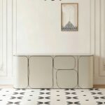 Gaoliang Sideboard Nordic Wooden Storage Living Room Cabinets OEM/ODM (GZ206)