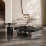 Gaoliang Coffee Table Modern Luxury Marble Coffee Table for Living Room OEM/ODM (KF354)