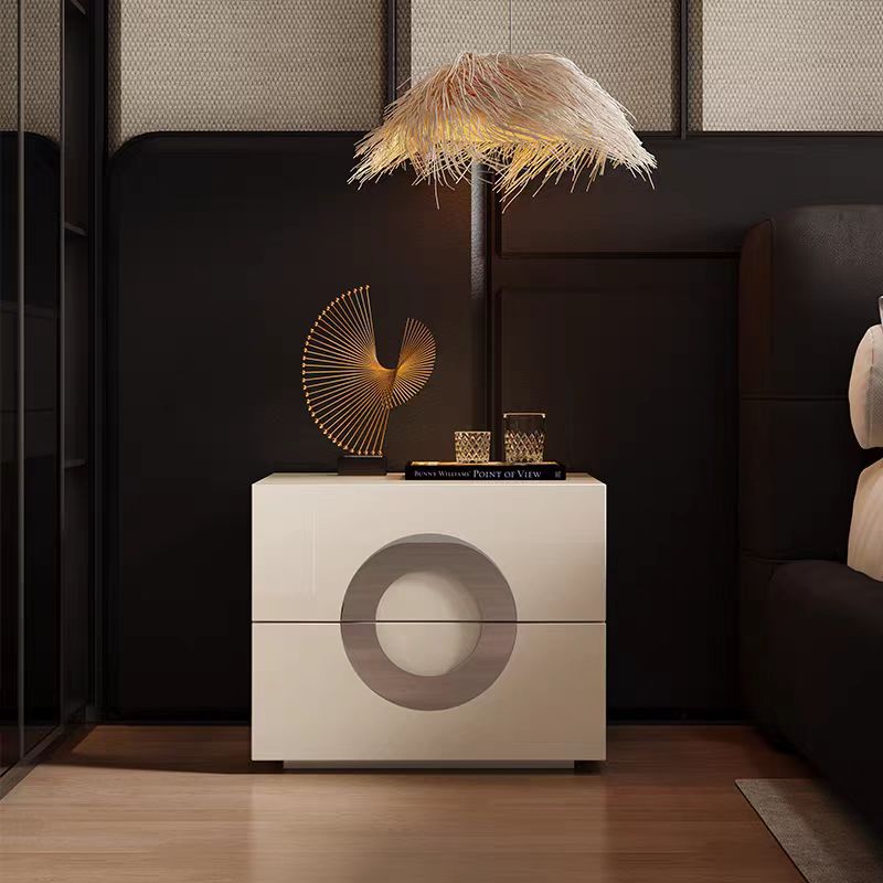 Gaoliang Beside Table Italian Light Luxury Minimalist Night Stand OEM/ODM (NT100)