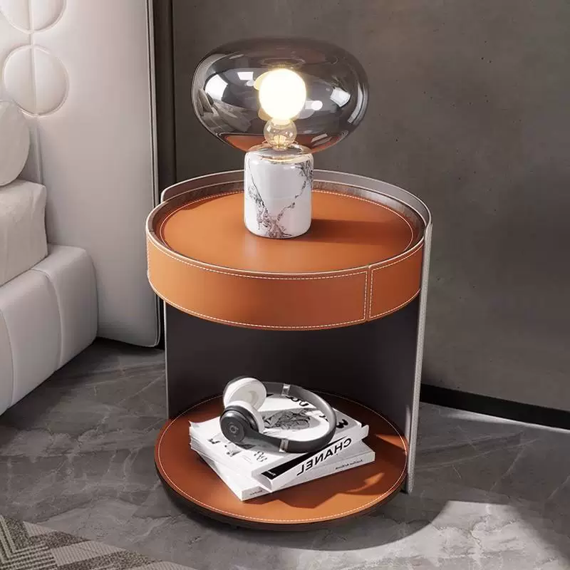 Gaoliang Bedroom Nightstands Movable Circular Storage Night Stand OEM/ODM (NT85)