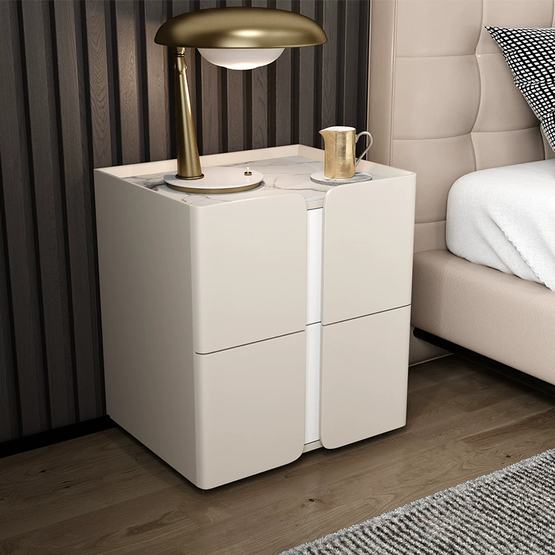 Gaoliang Modern Nightstand Wooden Storage Cabinet Bedside Tables OEM/ODM (NT87)