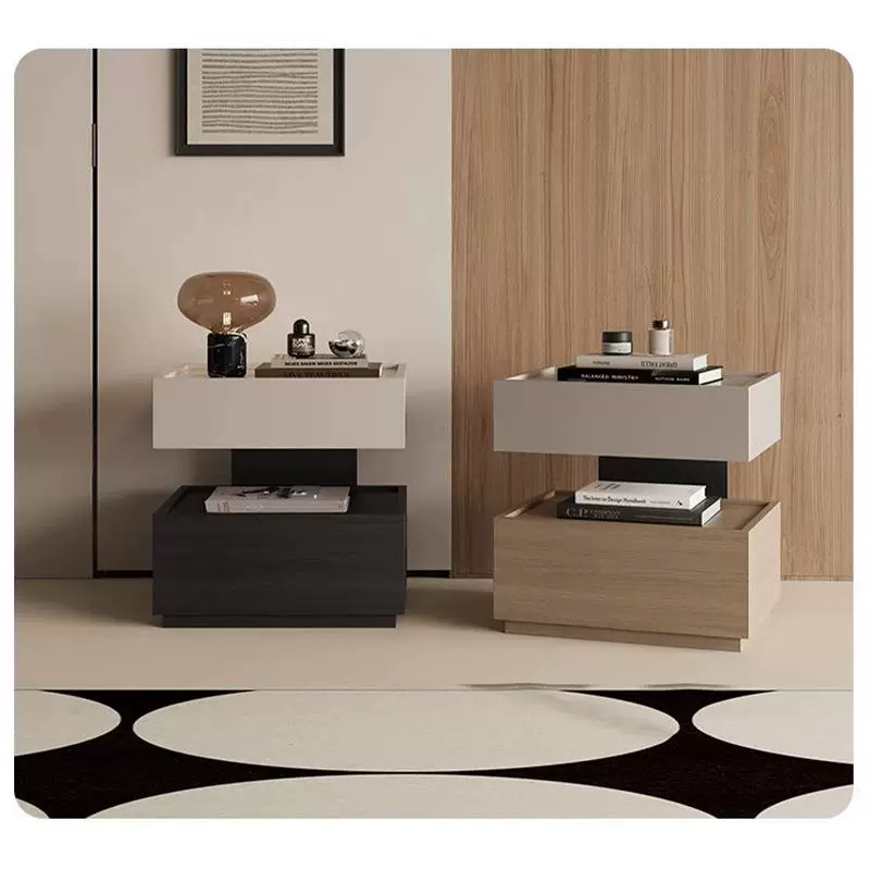 NT92 (4) Gaoliang Night Stand Modern Floating Nightstand with Drawer OEM/ODM (NT92)
