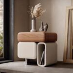 Gaoliang Nightstands Modern Bedroom Bedside Cabinet Nightstand Set OEM/ODM (NT93)
