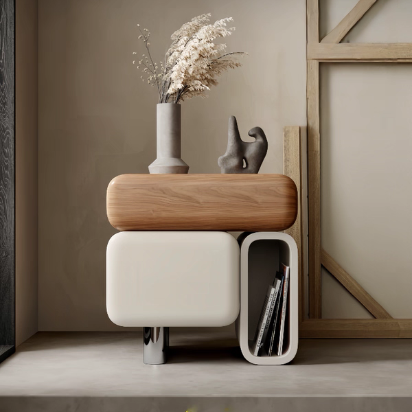 Gaoliang Nightstands Modern Bedroom Bedside Cabinet Nightstand Set OEM/ODM (NT93)