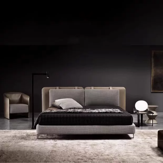 Gaoliang Bed Modern Italian Design Bedroom Furniture Upholstered Beds OEM/ODM (RC54)