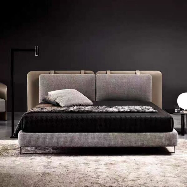 Gaoliang Bed Modern Italian Design Bedroom Furniture Upholstered Beds OEM/ODM (RC54)