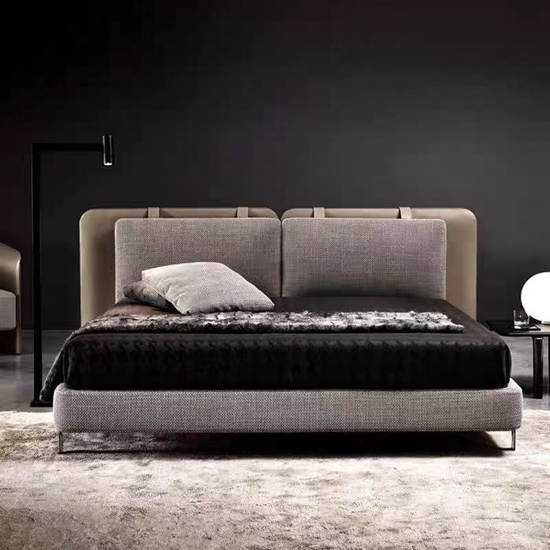 Gaoliang Bed Modern Italian Design Bedroom Furniture Upholstered Beds OEM/ODM (RC54)
