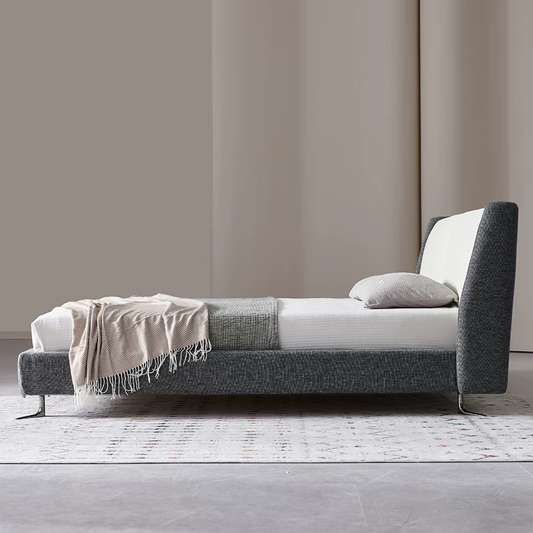 RC71 (5) Gaoliang Bed Modern Soft Upholstered Bedroom Luxury Double Bed OEM/ODM (RC71)
