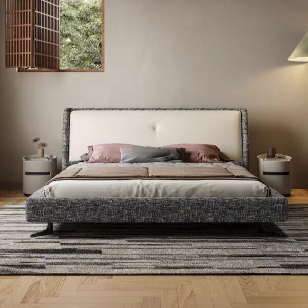 Gaoliang Bed Modern Soft Upholstered Bedroom Luxury Double Bed OEM/ODM (RC71)