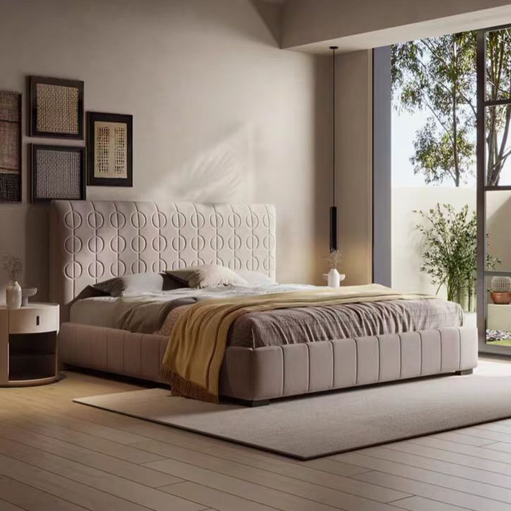 Gaoliang Bed New Soft Upholstered Bed for Master Bedroom Beds Luxury OEM/ODM (RC74)