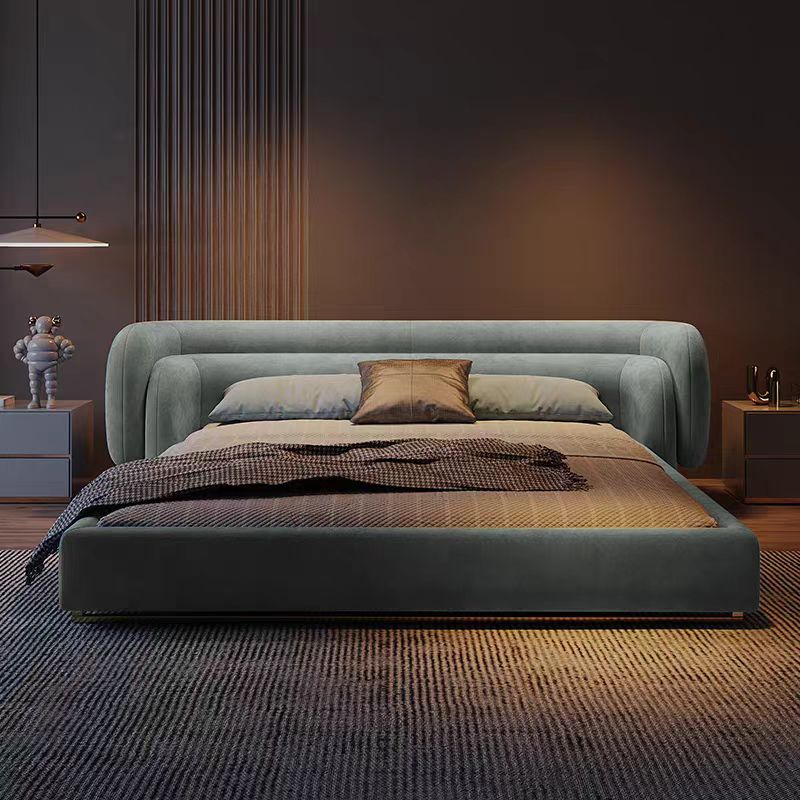 Gaoliang Bed Velvet Upholstered Hot Selling Italian Designer Bed Set OEM/ODM (RC80)