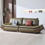 Gaoliang Sofa Mid Century Leather Minimalist couch living room sofas OEM/ODM (SF100)