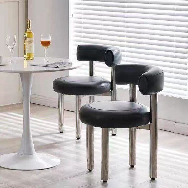 Gaoliang Dining Chair Leather Italian Style Dining Room Chairs OEM/ODM (YZ237)
