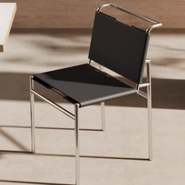 Gaoliang Dining Chair Modern Saddle Leather Dining Room Sets 8 Chairs OEM/ODM (YZ239)