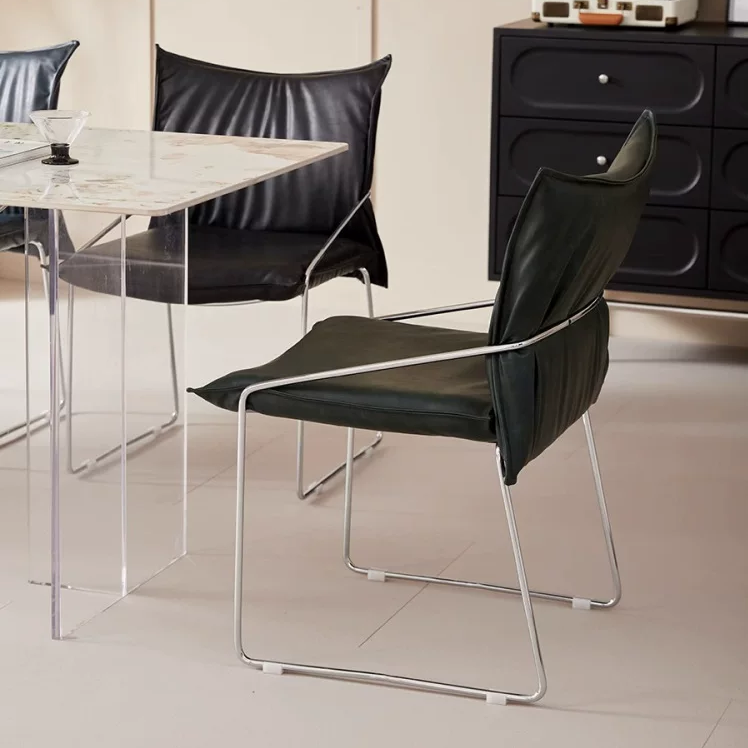 YZ241 (2) Gaoliang Dining Chair Modern Italian Minimalist Restaurant Dining Chairs OEM/ODM (YZ241)