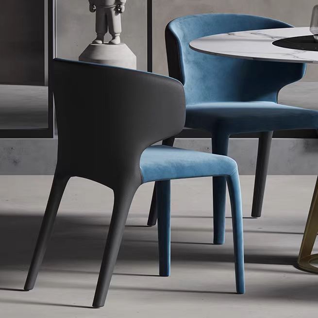Gaoliang Dining Chair Blue Italian Minimalist Popular Dining Chairs OEM/ODM (YZ255)