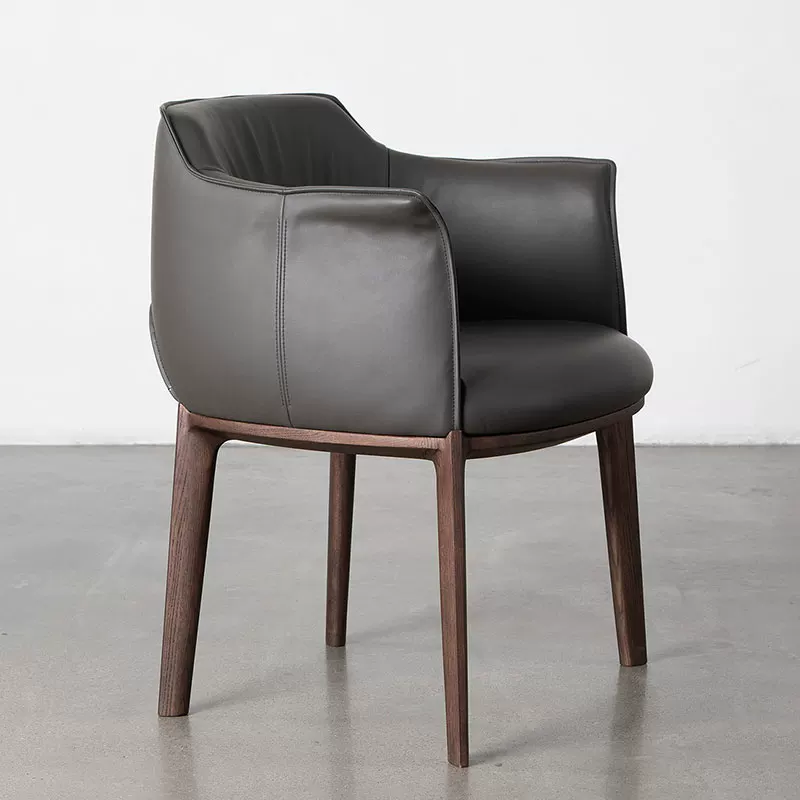 Gaoliang Dining Chair Italian Comfortable Leather Dining Room Chairs OEM/ODM (YZ256)