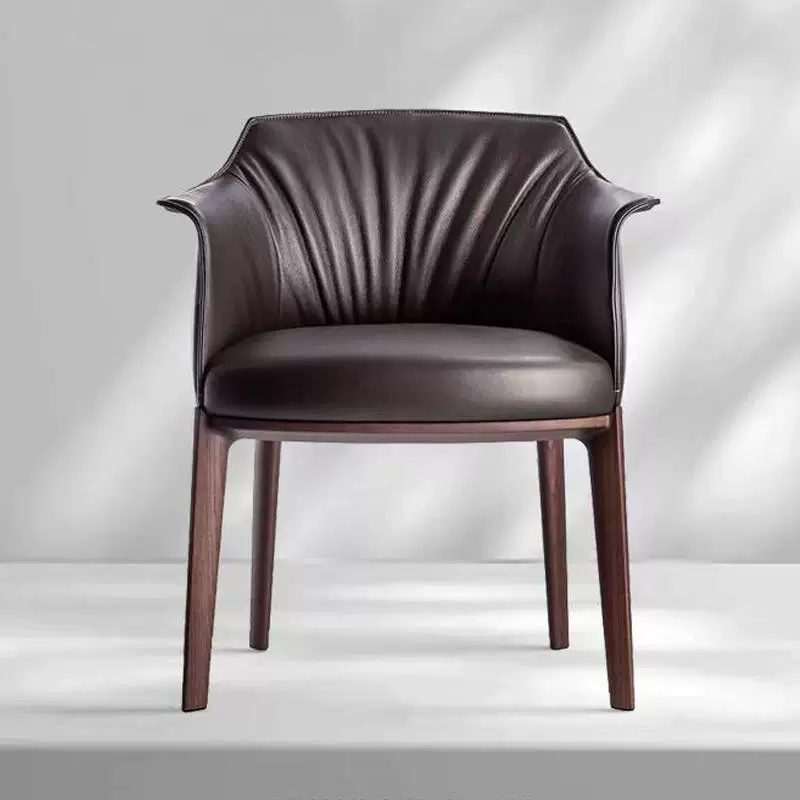 Gaoliang Dining Chair Italian Comfortable Leather Dining Room Chairs OEM/ODM (YZ256)