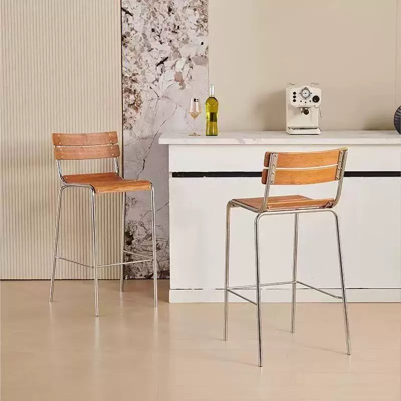 Gaoliang Bar Stool Middle Ancient Metal Bar Stools Home Bar Chairs OEM/ODM (BY35)