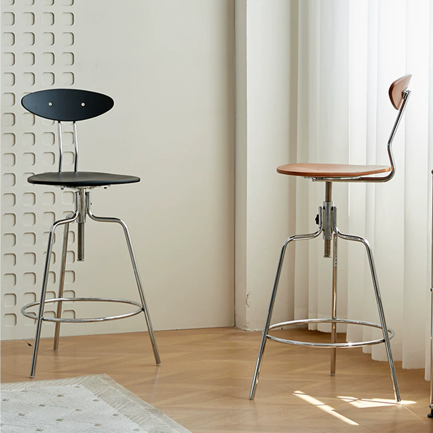 Gaoliang Bar Stool Modern Luxury Contemporary Adjustable High Stool OEM/ODM (BY40)