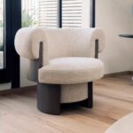 Gaoliang Accent Chair High-End Cotton Velvet Fabric Negotiation Chair OEM/ODM (DY300)
