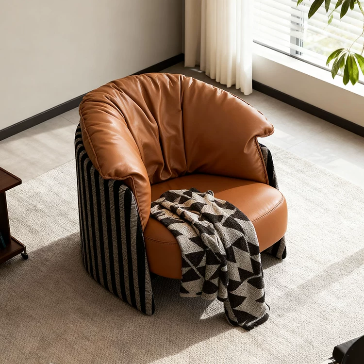 Gaoliang Accent Chair Modern Soft PU Leather Leisure Sofa Chair OEM/ODM (DY308)