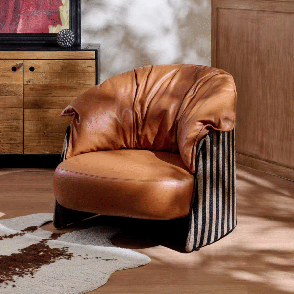 Gaoliang Accent Chair Modern Soft PU Leather Leisure Sofa Chair OEM/ODM (DY308)