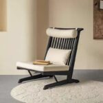 Gaoliang Accent Chair Modern Recliner High Back Solid Wood Lounge Chair OEM/ODM (DY309)