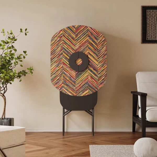 Gaoliang Sideboard Modern Luxury Metal Decorative Cabinet OEM/ODM (GZ212)