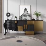 Gaoliang Sideboard Solid Wood French Style Storage Cabinet OEM/ODM (GZ213)