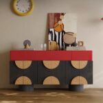 Gaoliang Sideboard Cabinet Wooden Storage Cabinet for Living Room OEM/ODM (GZ215)