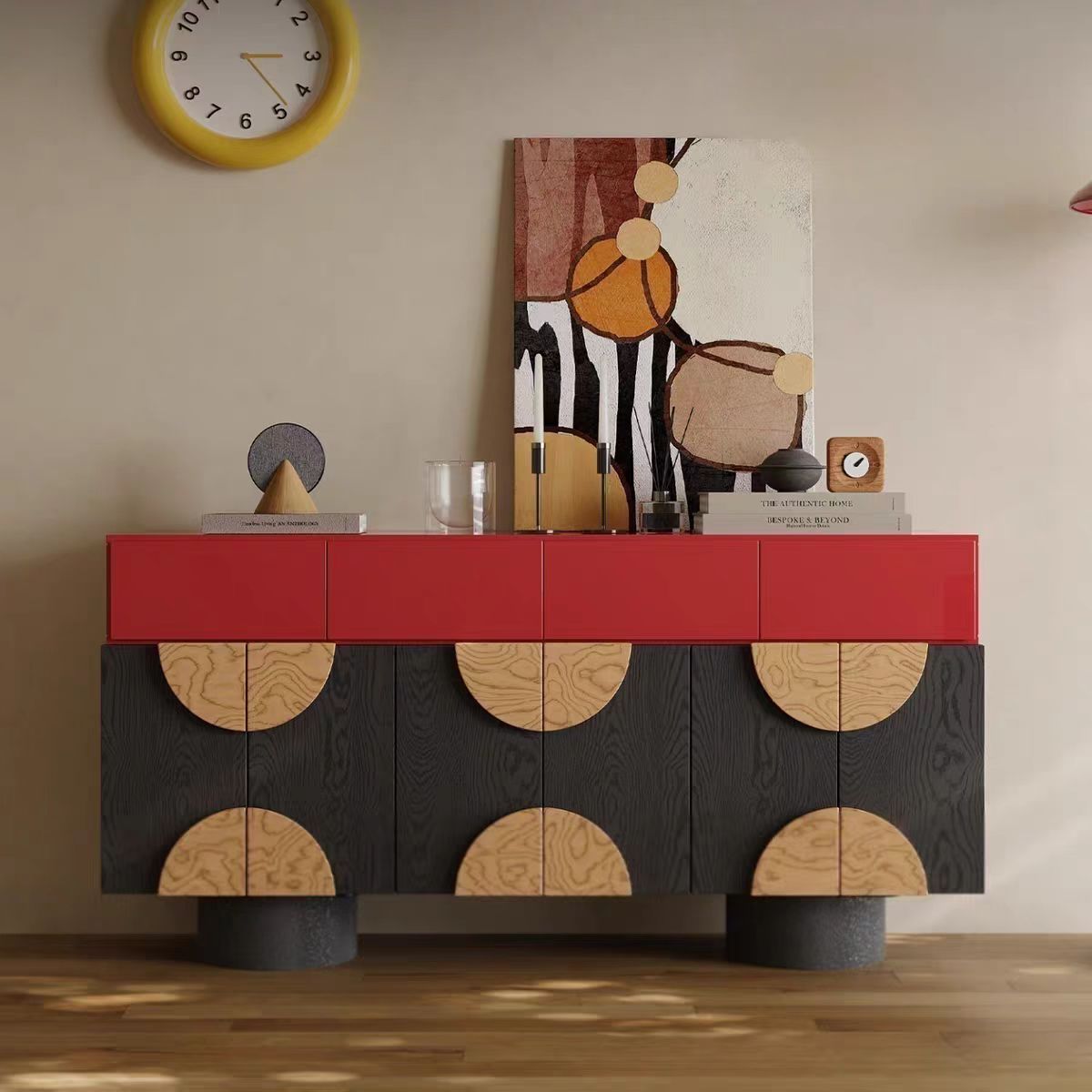 Gaoliang Sideboard Cabinet Wooden Storage Cabinet for Living Room OEM/ODM (GZ215)