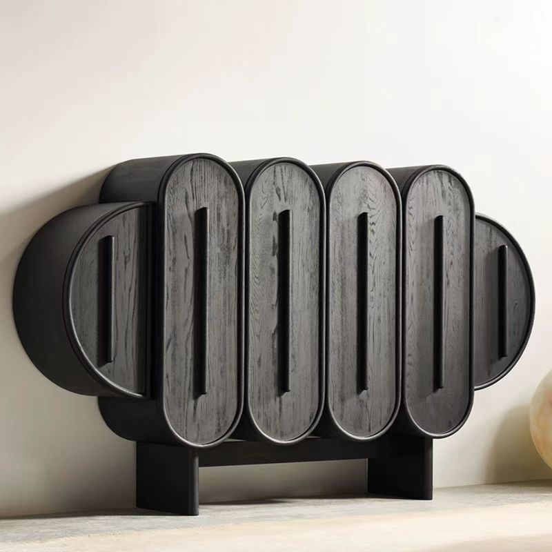 Gaoliang Sideboard Curve Shape Dining Room Sideboard Buffet Cabinet OEM/ODM (GZ216)