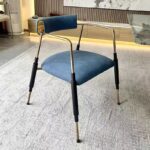 Gaoliang Dining Chair Metal Frame Velvet Dining Room Chairs OEM/ODM (YZ260)